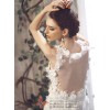 Amira - Asymmertical V Neck Wedding Gown
